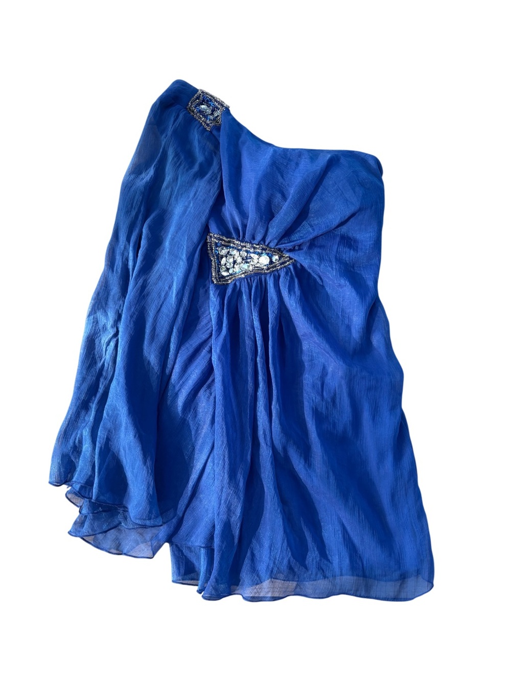 My Michelle One-Shoulder Dress Embellished Grecian Y2K
